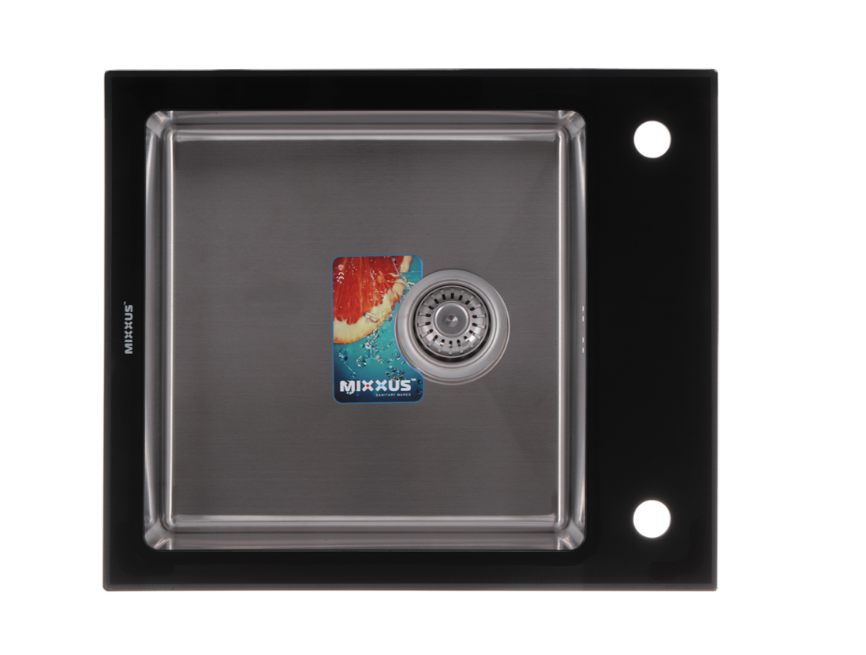 Мийка для кухні MIXXUS MX304 6051-200x1.2-HM-Glass (MX0573)