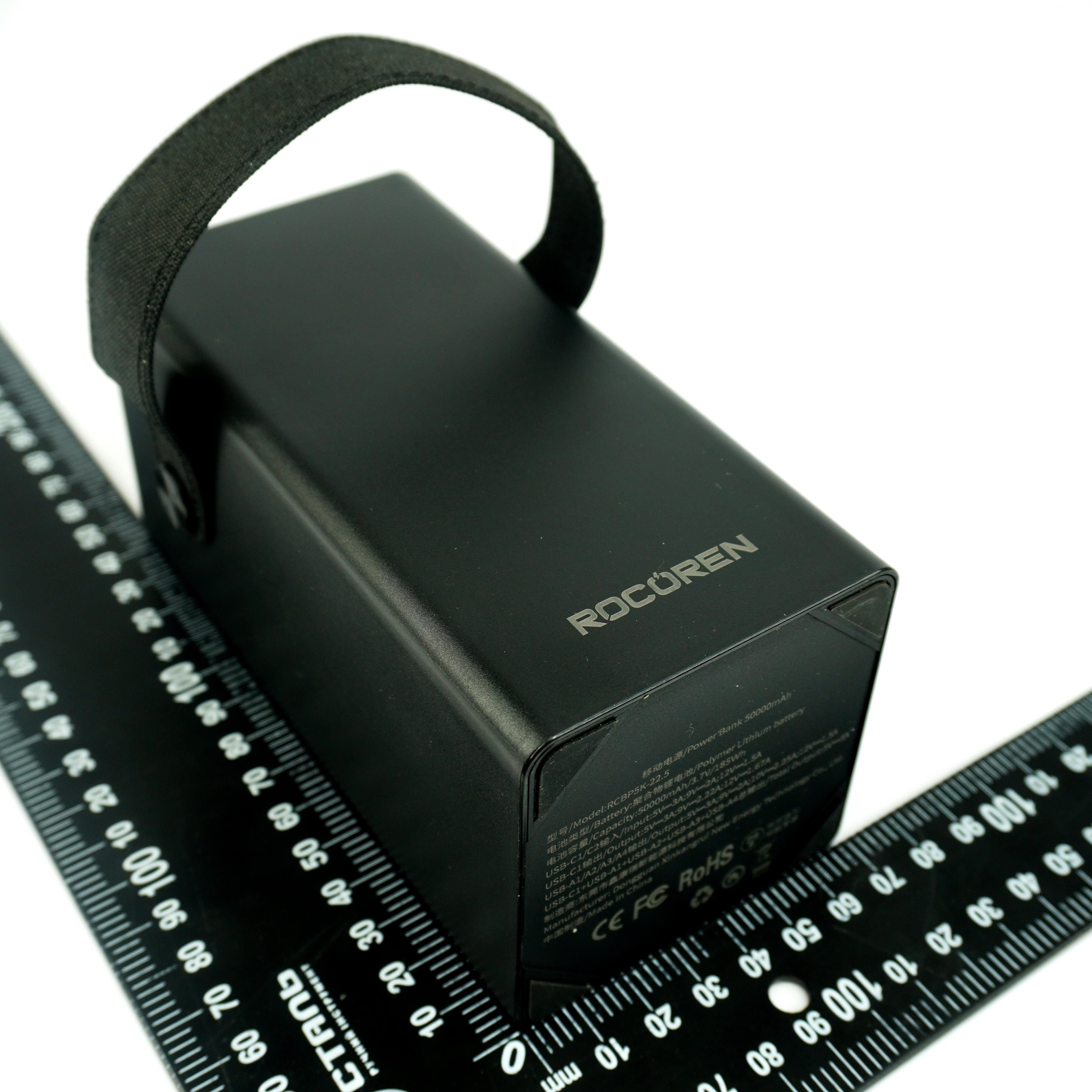 Повербанк Rocoren на 50000 мАч 22.5 W (4А+2С) с 6 USB-портами и фонариком (060115) - фото 6