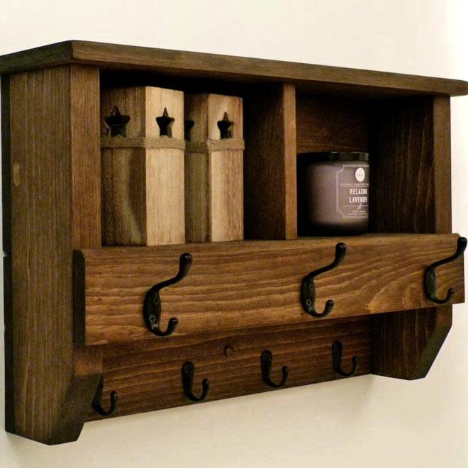 Полка для ванной из дерева Демин Мускат (ВНП/008107)