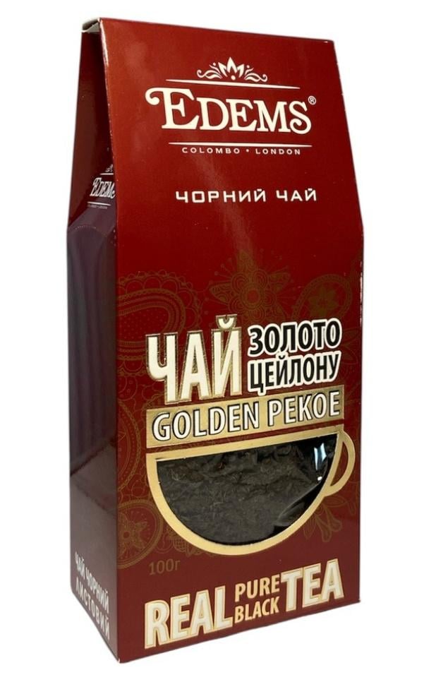 Чай Edems Golden Pekoe Чорний Золото Цейлону 100 г (60632)