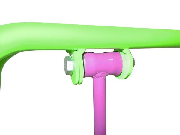 Качели детские разборные металлические на все сезоны Take&Ride baby swing light Green - фото 3