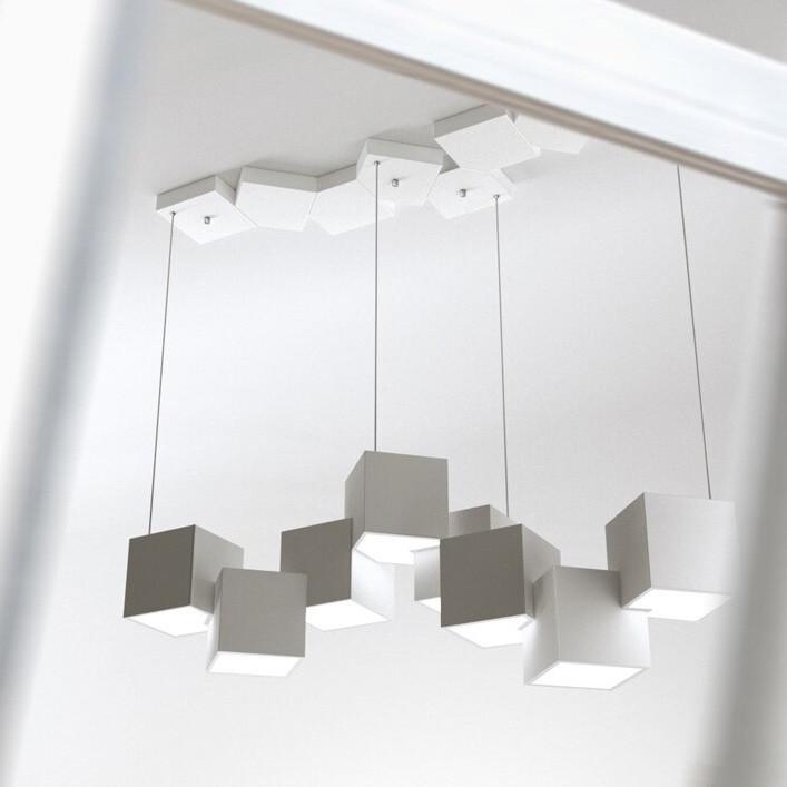 Люстра Led Cubes W72 White