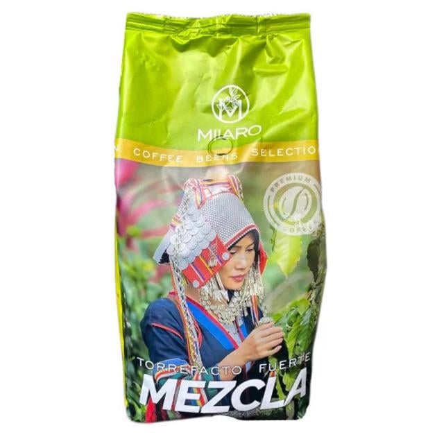 Кава зернова Milaro Mezcla Torrefacto Fuerte 100% Арабіка 1 кг