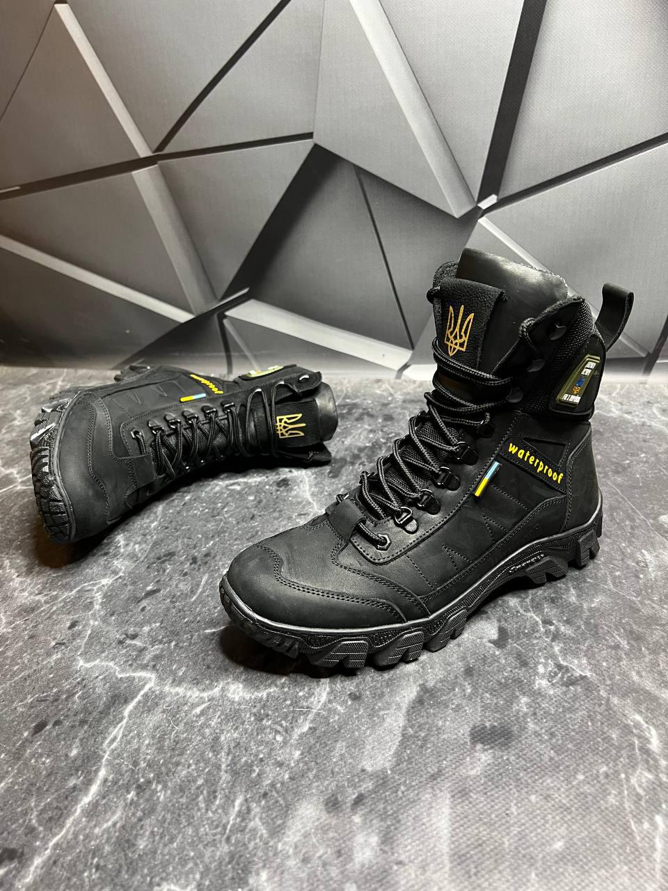 Берці зимові чоловічі з хутром р. 41 Чорний - фото 2 Берці зимові чоловічі з хутром р. 41 Чорний - фото 2