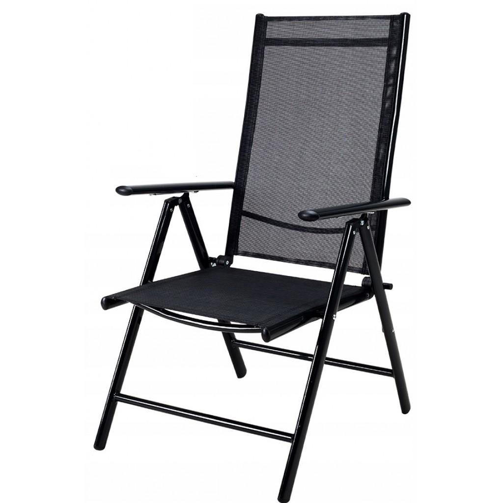 Кресло садовое раскладное Bonro B-008 Черный (4240093212)