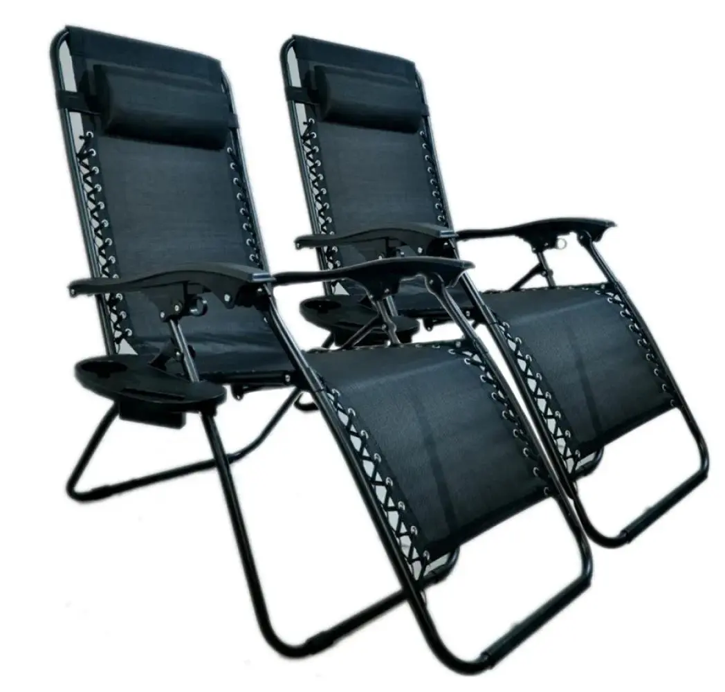 Комплект шезлонгов Bonro СПА-167A раскладной с металлическим каркасом до 120 кг Зеленый (132-76-70000040)