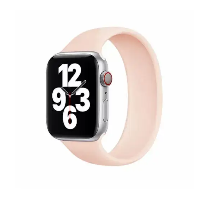 Ремінець Watch Band для Apple watch Solo Loop 42/44 мм Рожевий (KG-3644) - фото 1