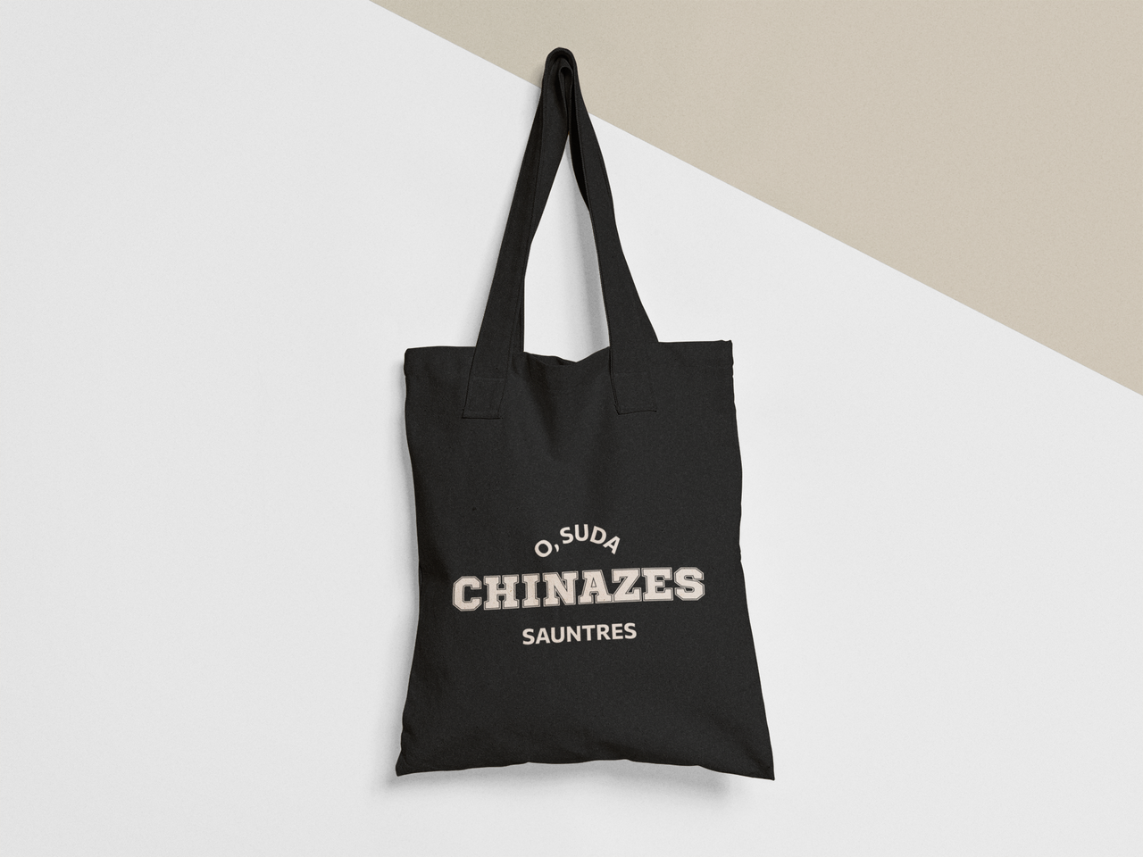Эко-сумка шоппер с принтом "O Suda Chinazes" 38х40 см Черный (ПН374-Т1) Эко-сумка шоппер с принтом "O Suda Chinazes" 38х40 см Черный (ПН374-Т1)