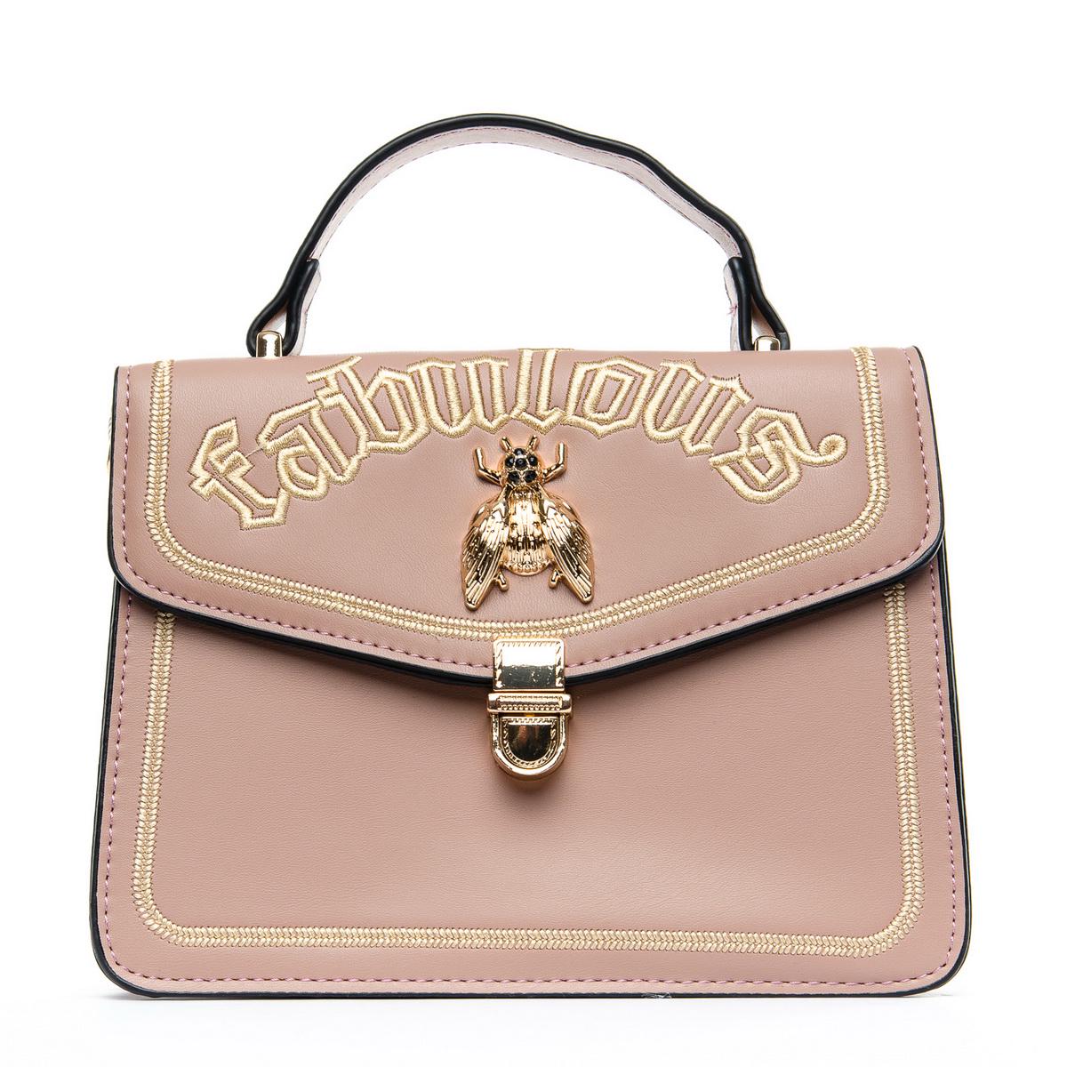 Женская сумочка-клатч Fashion 6983 Пудровый - фото 1