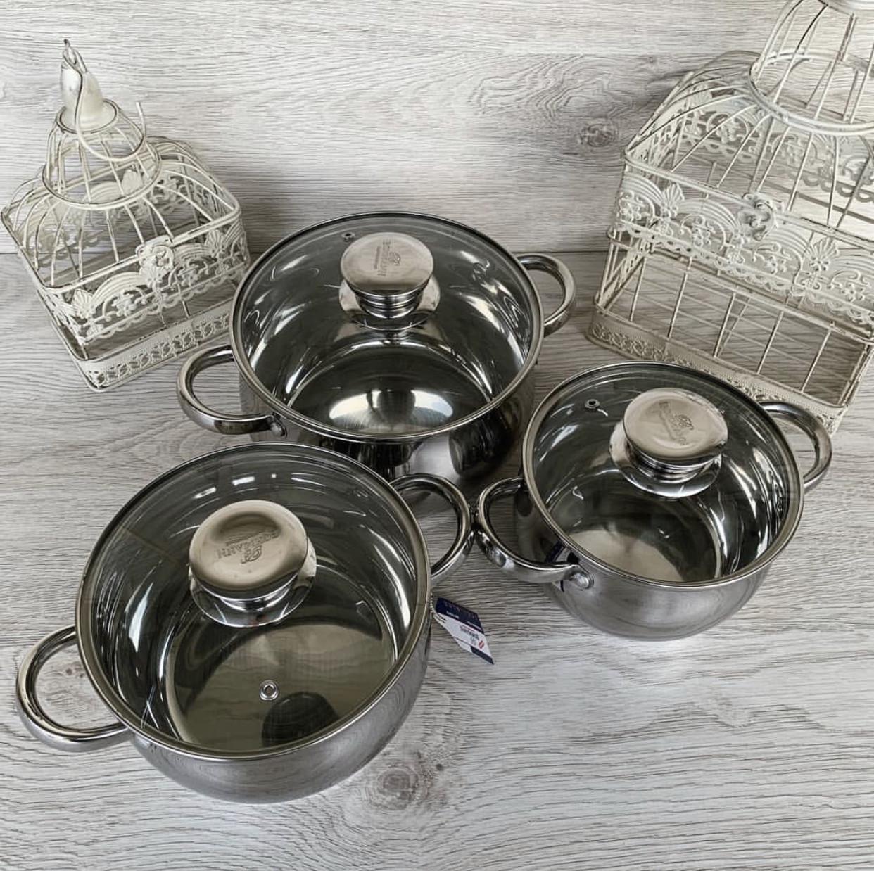 Набор кастрюль Edenberg EB-1118 6 пр. - фото 4