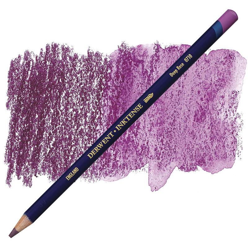 Олівець чорнильний Inktense 0710 Rosa 2301865 6 шт. Темно-рожевий (5028252261029) - фото 1