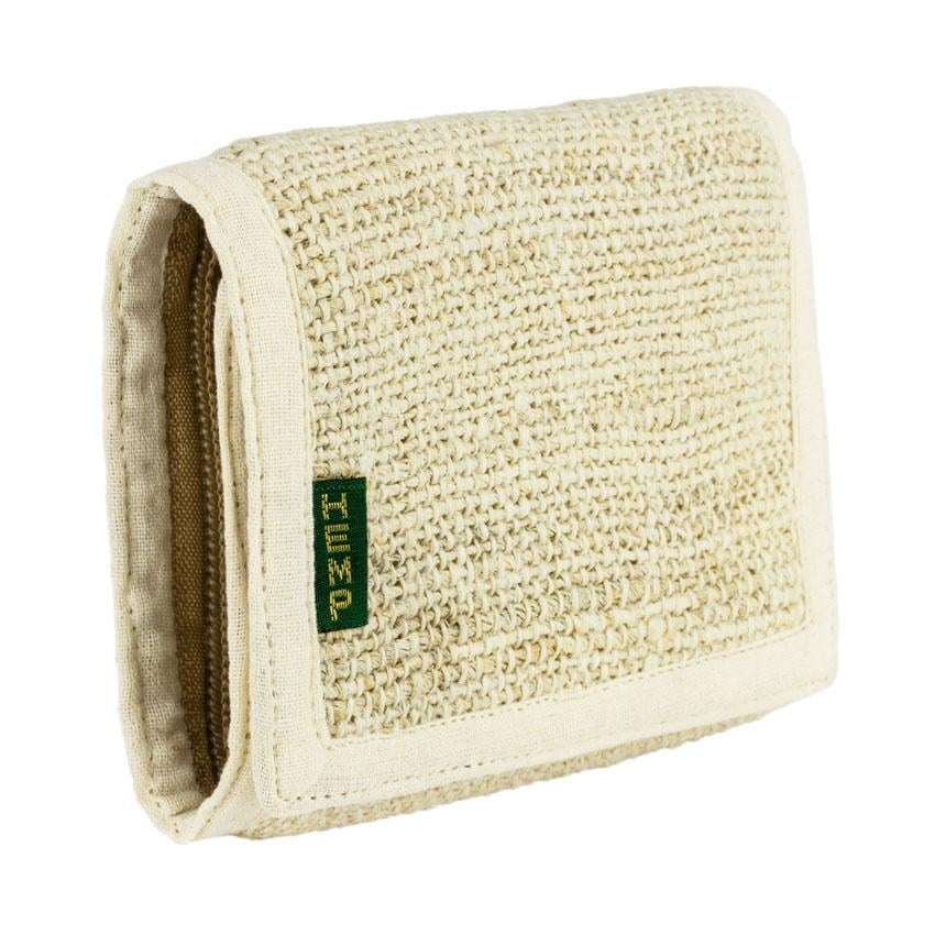 Кошелек трифолд конопляный Пайса Ко 13х9,6х3 см Натуральный светлый (27656)