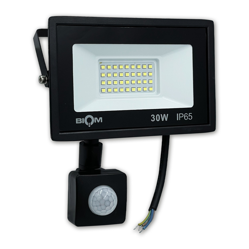 Прожектор cвітлодіодний Biom 30W S6-SMD-30-Slim+Sensor 6200К 220V IP65 (2433683099) - фото 3 Прожектор cвітлодіодний Biom 30W S6-SMD-30-Slim+Sensor 6200К 220V IP65 (2433683099) - фото 3