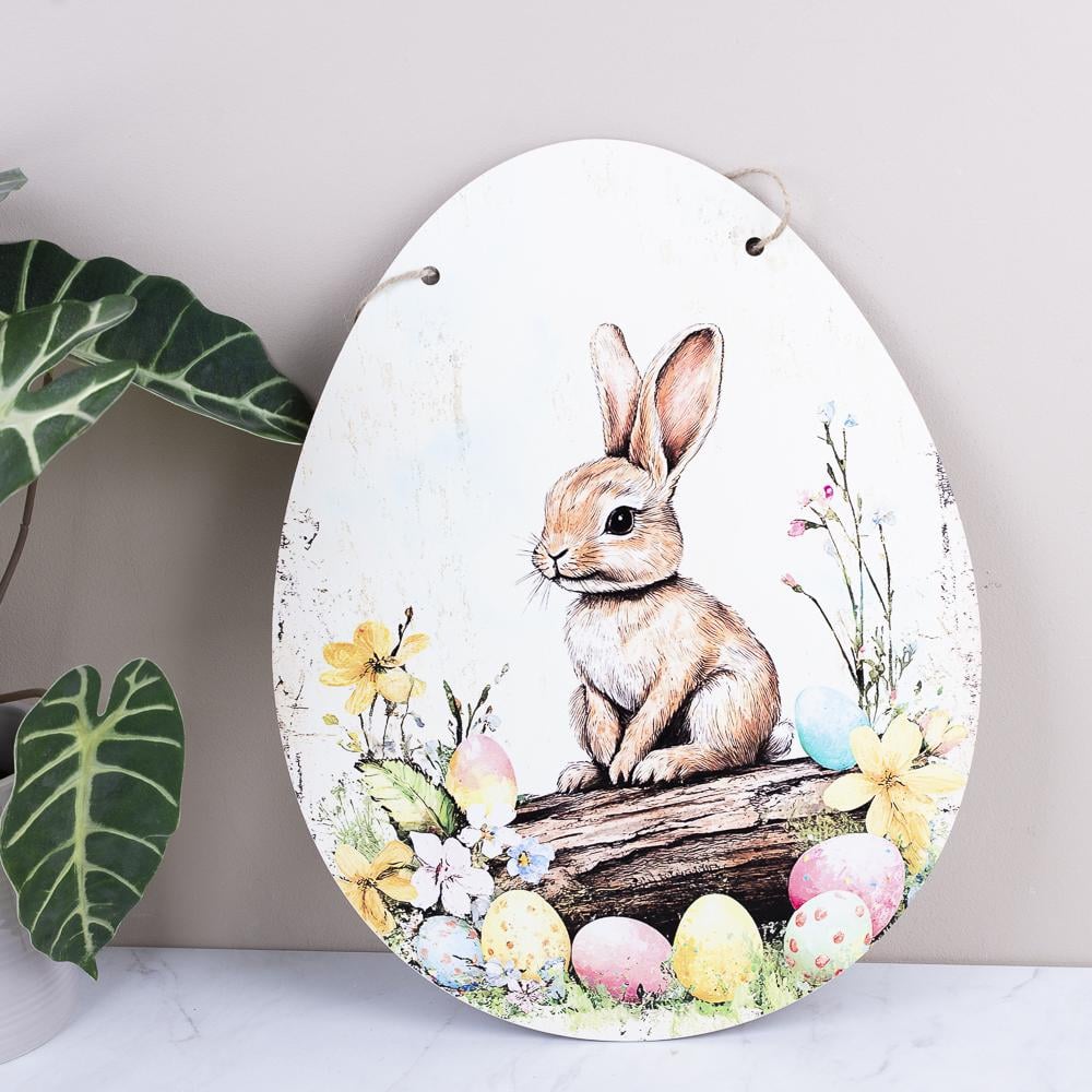 Подвеска оcнова под композицию яйцо писанка с зайкой (7513-8)