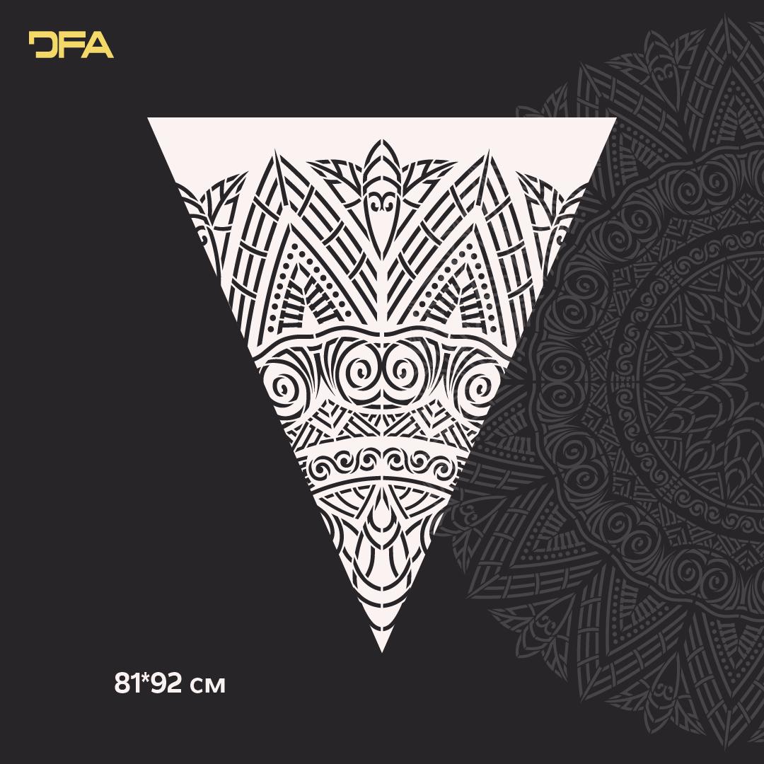 Трафарет багаторазовий DFA Круглий візерунок для декору штукатурки та фарби 0,3-1 мм (С00112) - фото 3