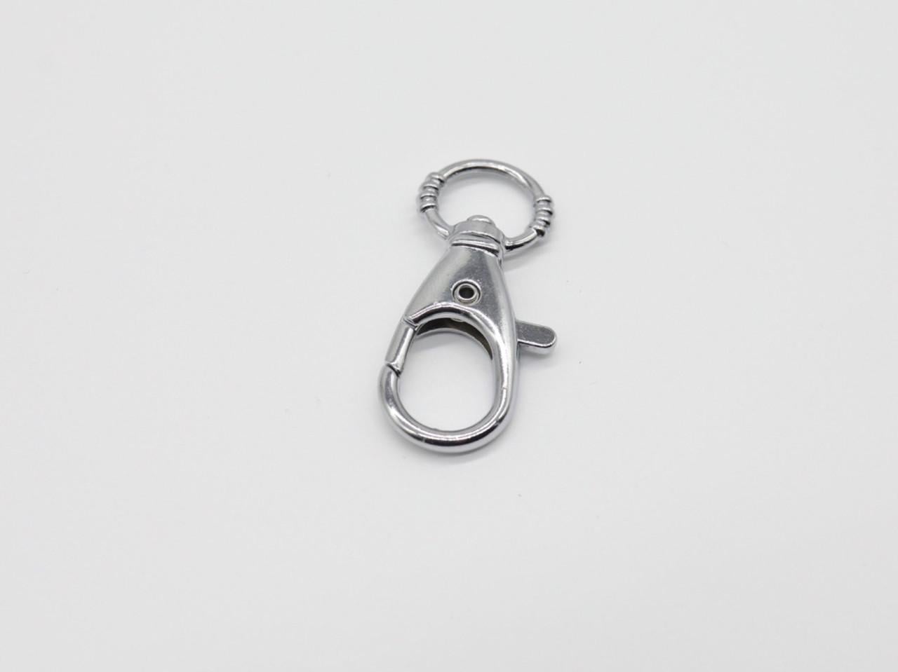 Карабін для сумок металевий 50х20 мм Срібний (711207831)