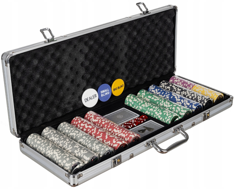 Набір для покера Iso Trade Texas Poker 500 фішок з кейсом (23529)