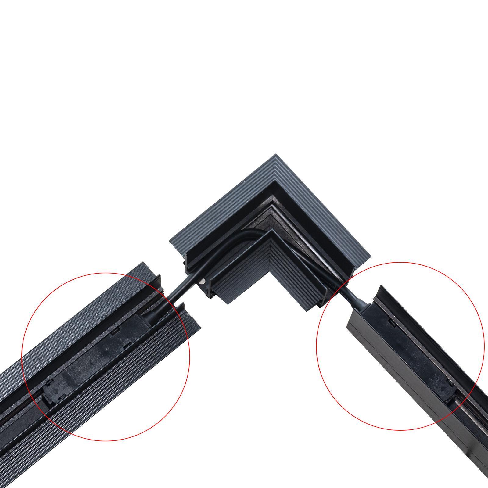 Угловой соединитель Prolum для магнитного трекового шинопровода R20 (29505838) - фото 2 Угловой соединитель Prolum для магнитного трекового шинопровода R20 (29505838) - фото 2