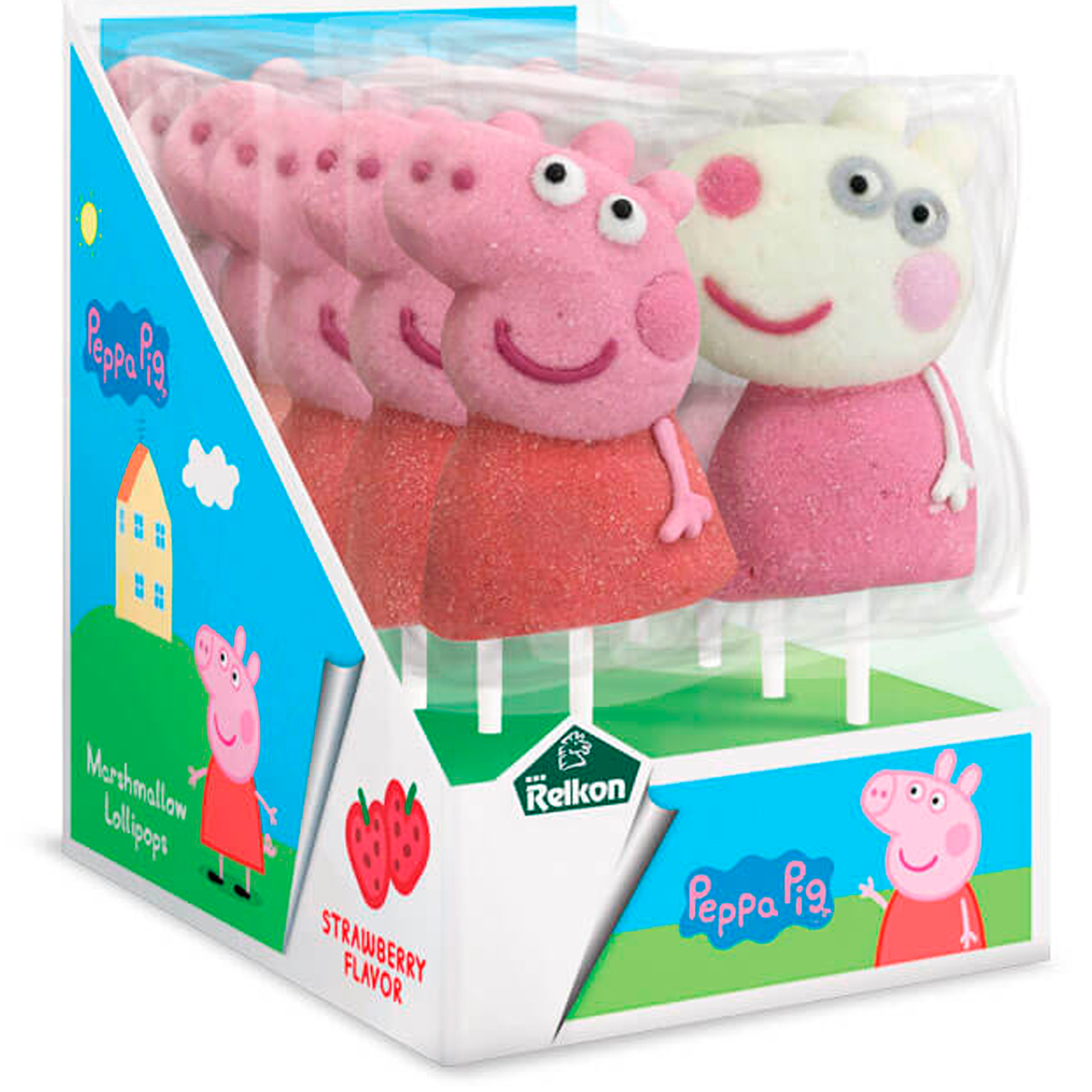 Зефирный леденец Relkon Peppa Pig со вкусом клубники 45 г - фото 2