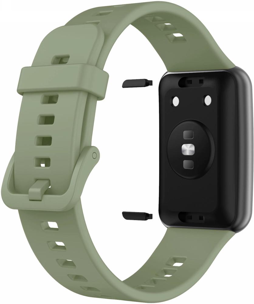 Ремешок силиконовый Jsota для Huawei Watch Fit Green (18457-08) - фото 1 Ремешок силиконовый Jsota для Huawei Watch Fit Green (18457-08) - фото 1