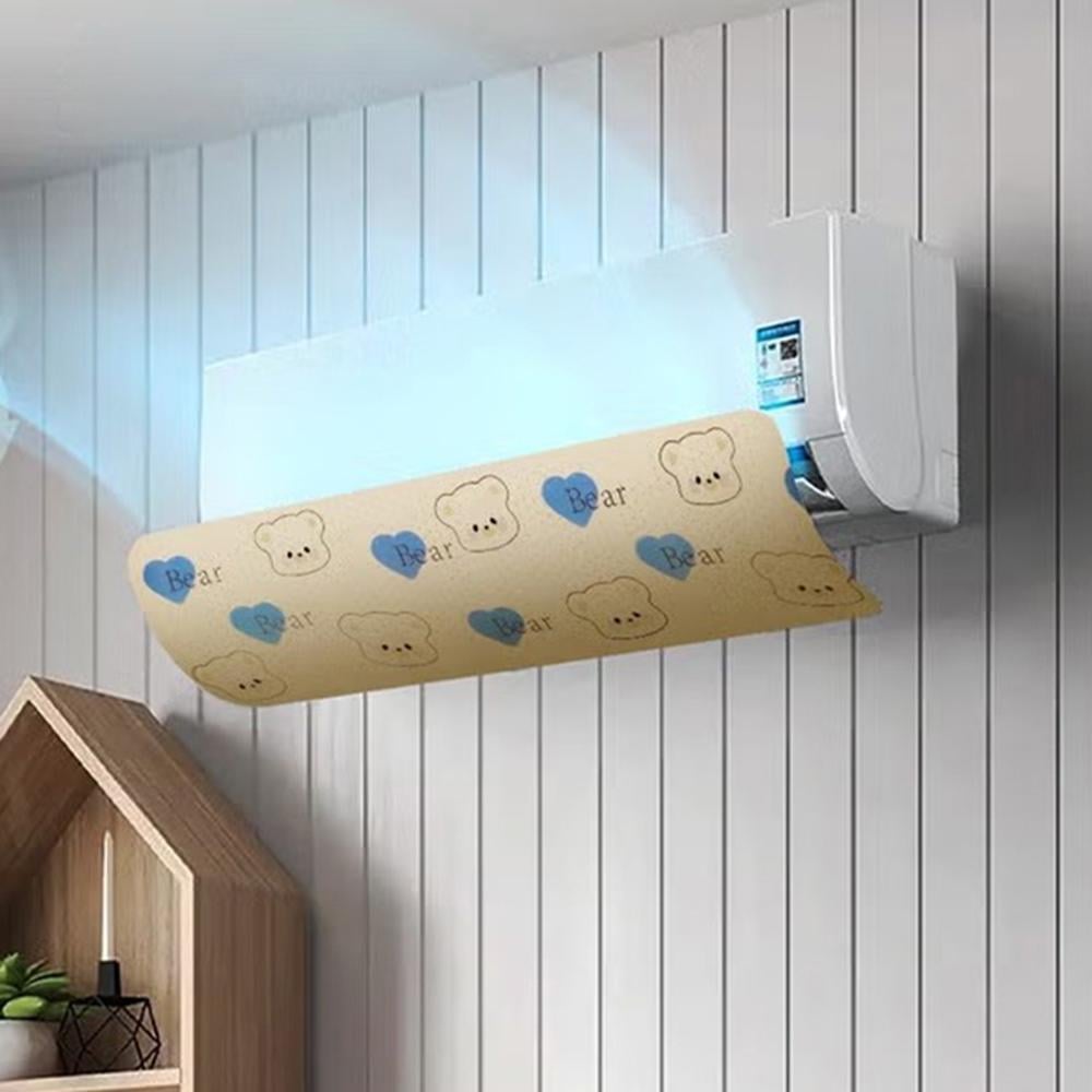 Накладка-дефлектор на кондиціонер пластик 89,5x26,5 см Жовтий (02-G5-00968.yellow)