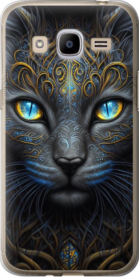 Чехол на Samsung Galaxy J2 (2016) J210 Кошка (5548u-270-42517)
