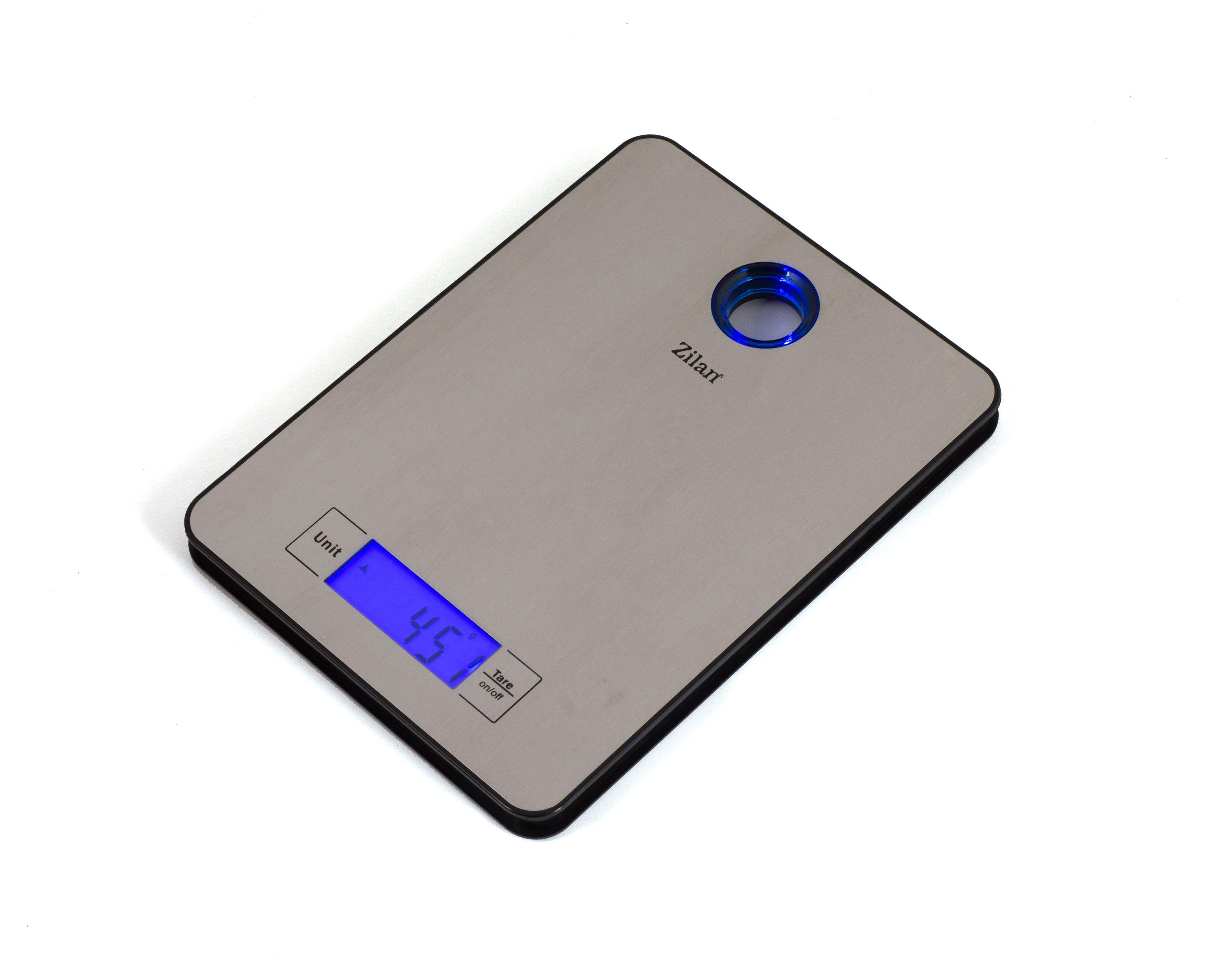 Весы кухонные Zilan ZLN0351 цифровые металические Silver (20284)