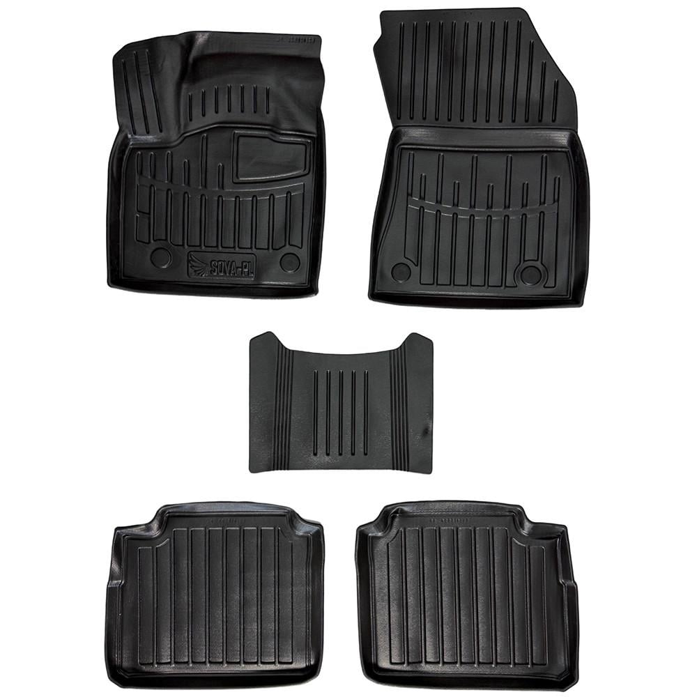 Коврики в салон SOVA-PL для Nissan X-Trail T33 e-power с 2021 г. резиновые 5 шт. Черный (28800667)