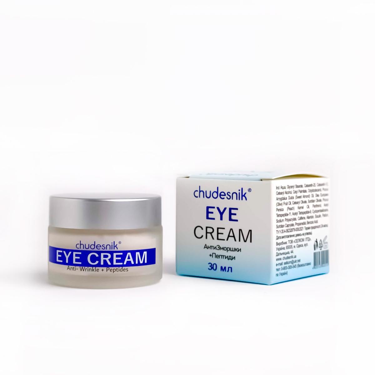 Крем під очі з пептидами "Chudesnik - Eye cream" засіб від зморшок 30 мл (1008746-Other) - фото 3