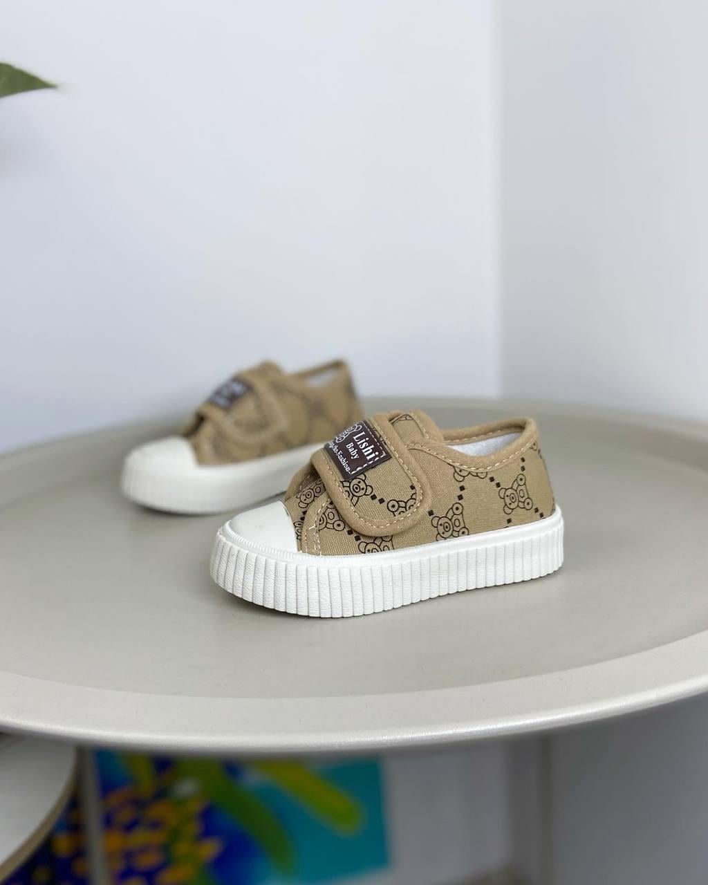 Кроссовки детские р. 25 Бежевый (1080)