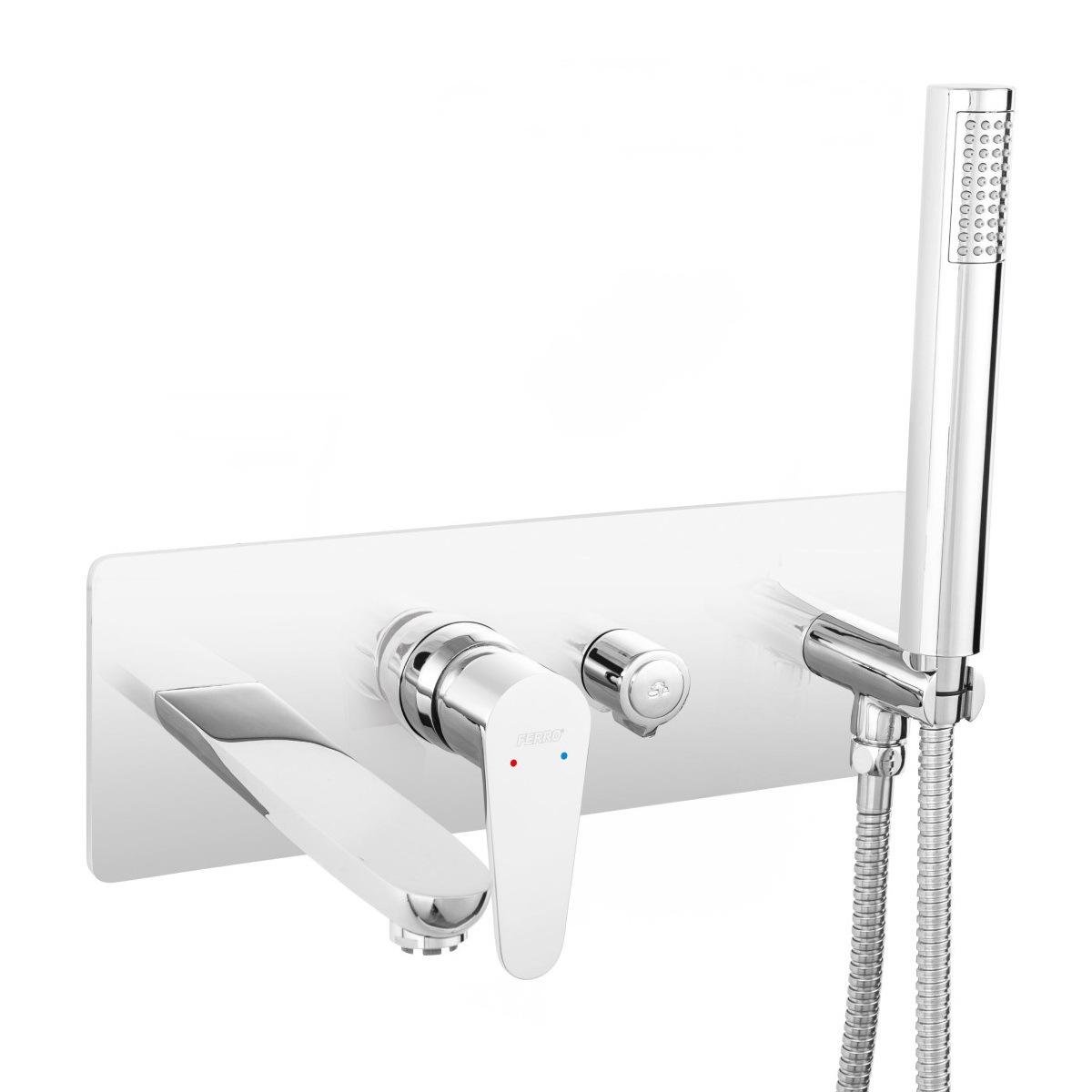 Змішувач прихованого монтажу Ferro Algeo BAG11P з перемикачем Хром (175039)