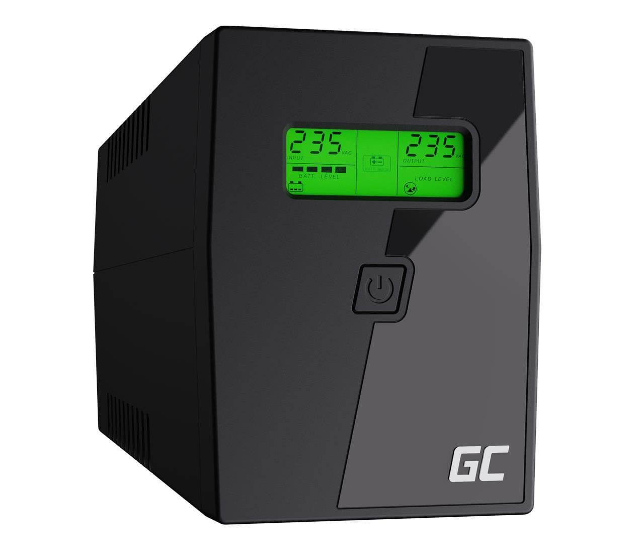 Джерело безперебійного живлення лінійно-інтерактивне Green Cell UPS01LCD 600VA/360W (316201)
