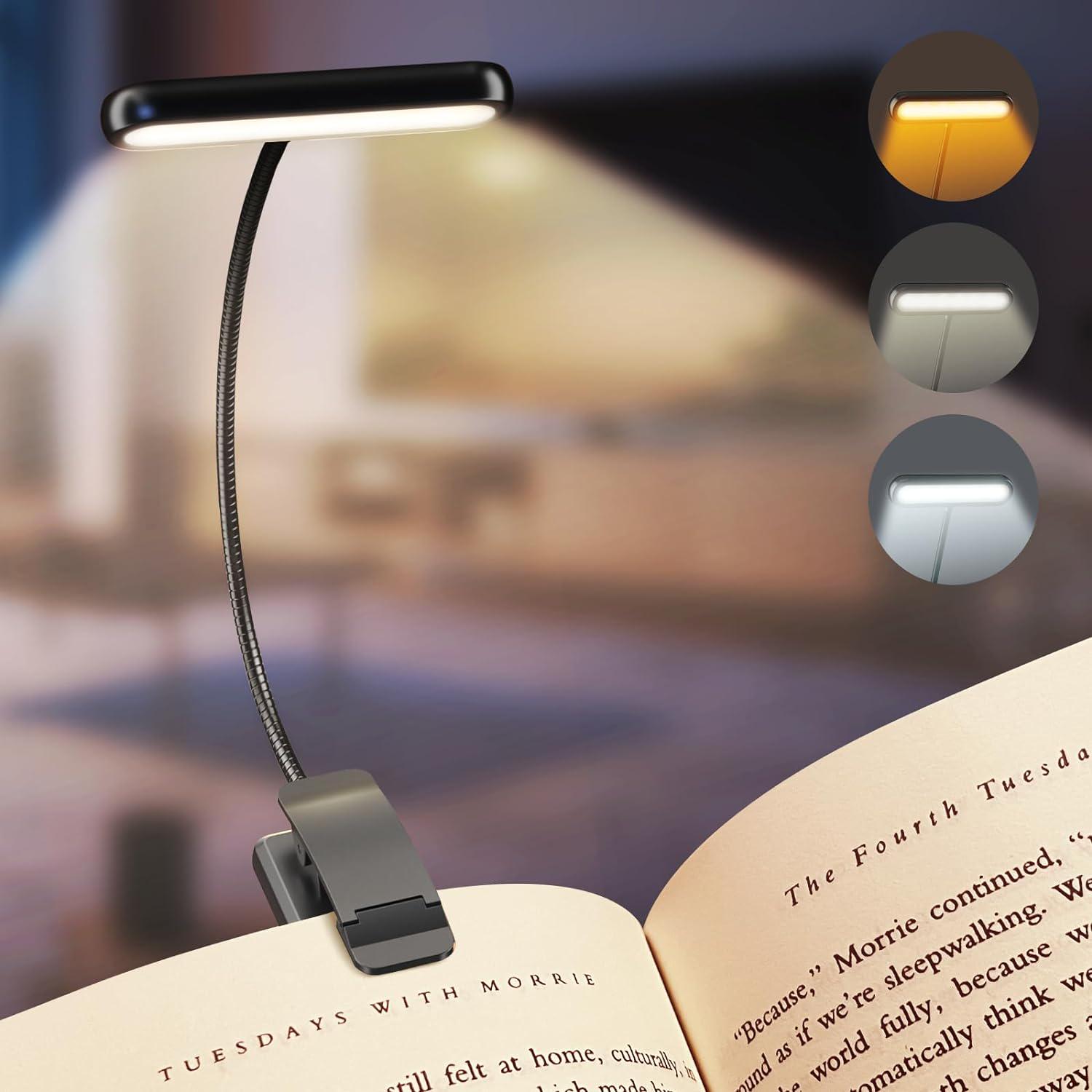 Лампа для читання книг BOOK LIGHT 12 LED з акумулятором Чорний (00004) - фото 8 Лампа для читання книг BOOK LIGHT 12 LED з акумулятором Чорний (00004) - фото 8