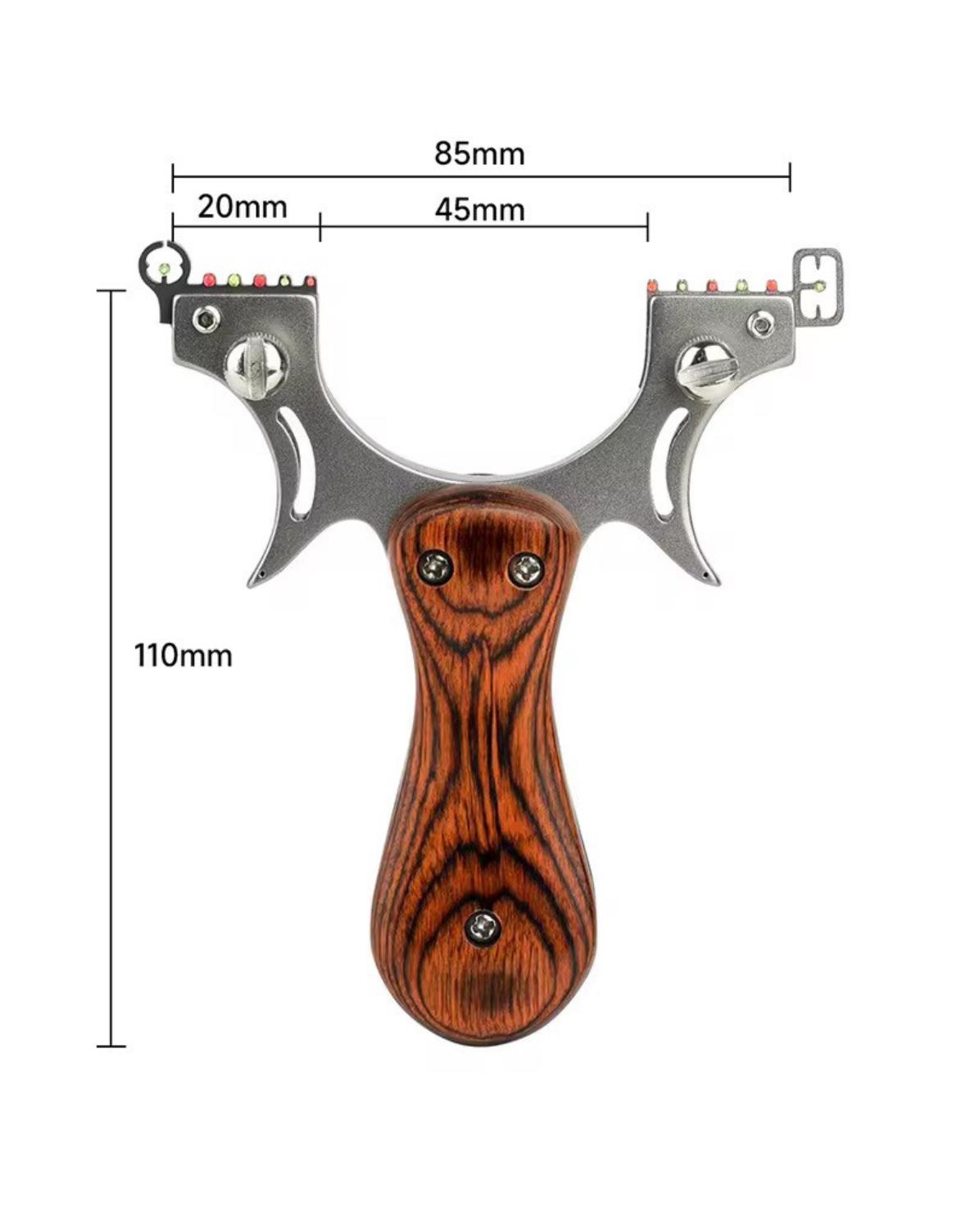 Рогатка металева SFU TitanWood з дерев'яними накладками (0017) - фото 2 Рогатка металева SFU TitanWood з дерев'яними накладками (0017) - фото 2
