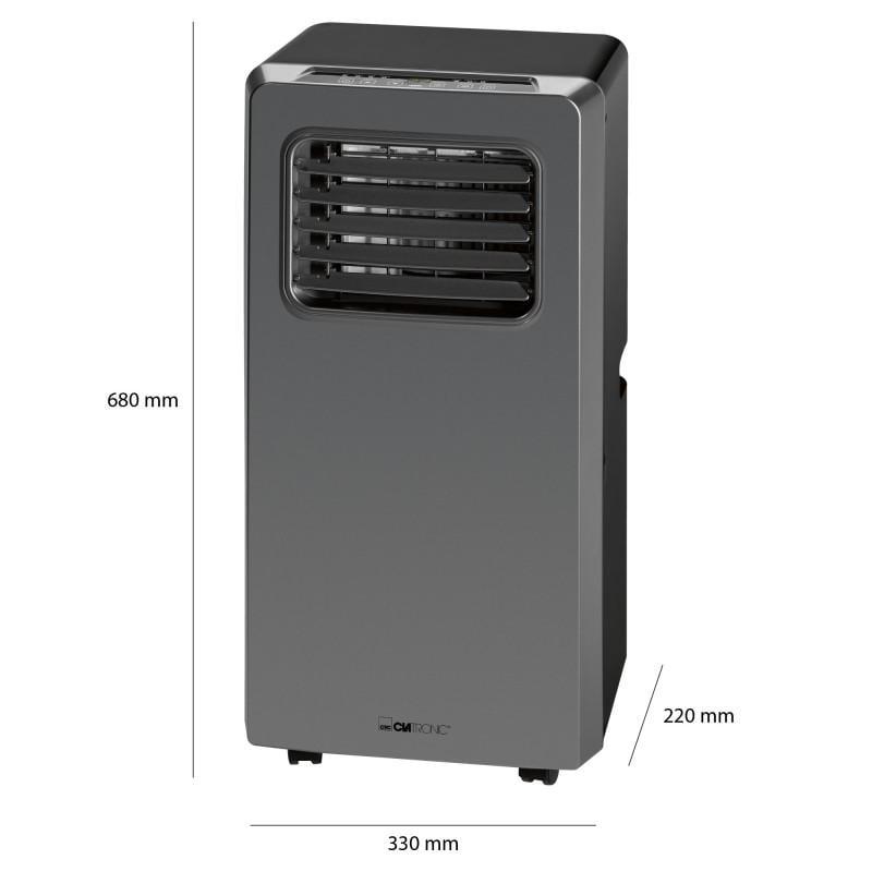 Кондиционер CL 3672 для дома таймер/пульт/2 скорости 880 Вт Черный - фото 6 Кондиционер CL 3672 для дома таймер/пульт/2 скорости 880 Вт Черный - фото 6