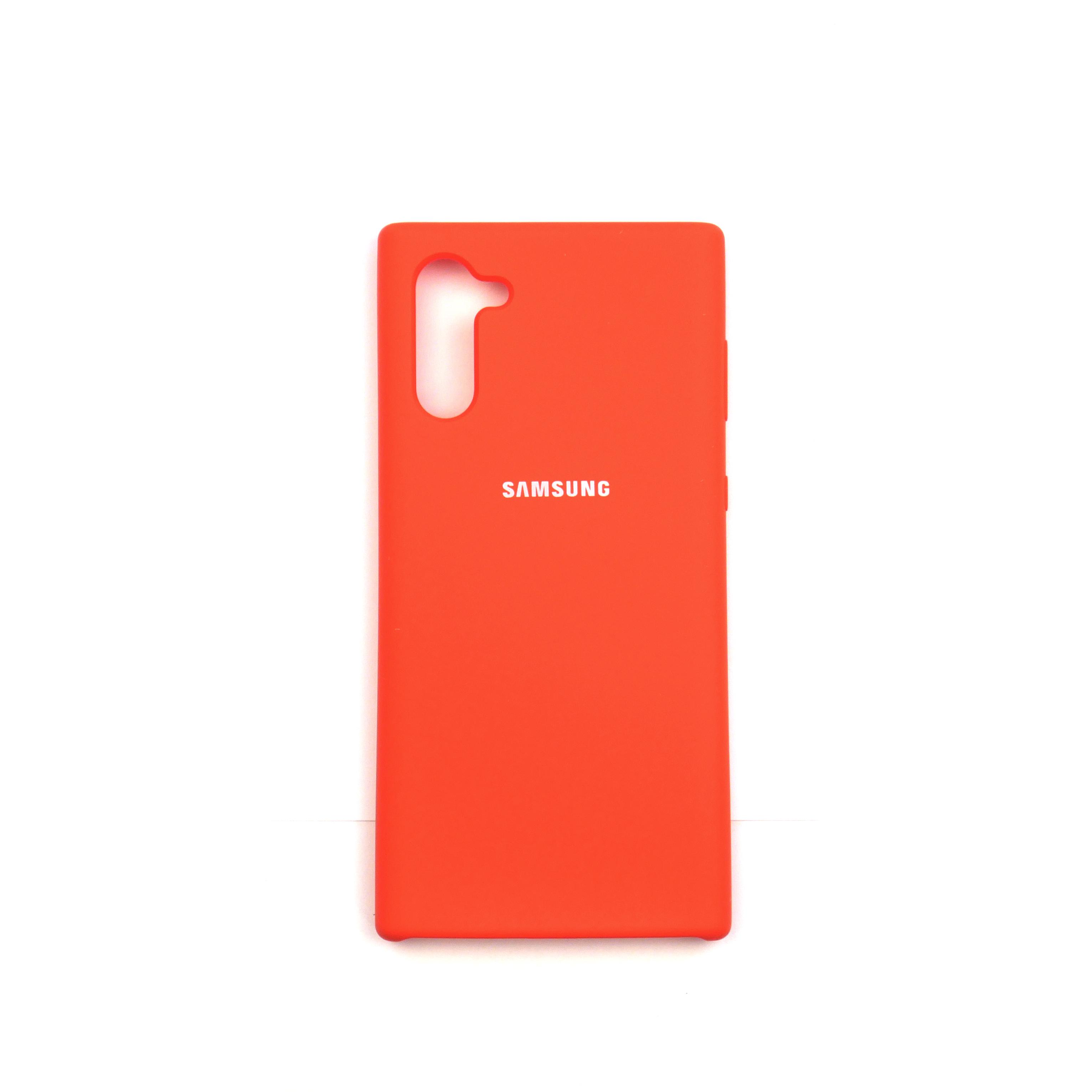 Чехол Jelly Silicone Case Samsung Note 10 Orange (13)