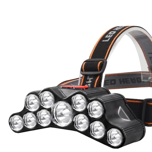 Ліхтар налобний Headlight SH-T11 акумуляторний з USB Чорний - фото 4