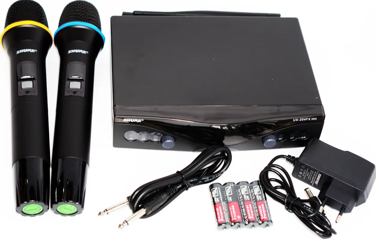 Радіосистема база Shure UX-204FX 2 радіомікрофони (30249785) - фото 5