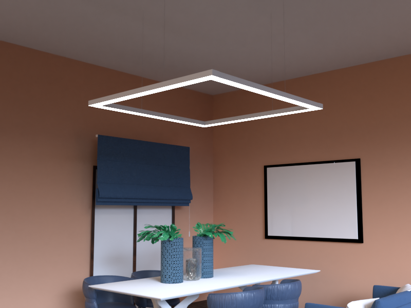 Подвесной светильник светодиодный LEDUA Квадра квадратный/драйвер снаружи 110-240V 136W 17300 Lm 4500К 1000х1000 мм (25344262) - фото 2 Подвесной светильник светодиодный LEDUA Квадра квадратный/драйвер снаружи 110-240V 136W 17300 Lm 4500К 1000х1000 мм (25344262) - фото 2