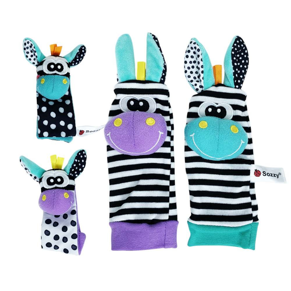 Набор носков и браслетов Sozzy Сиренево-бирюзовый (28054253)