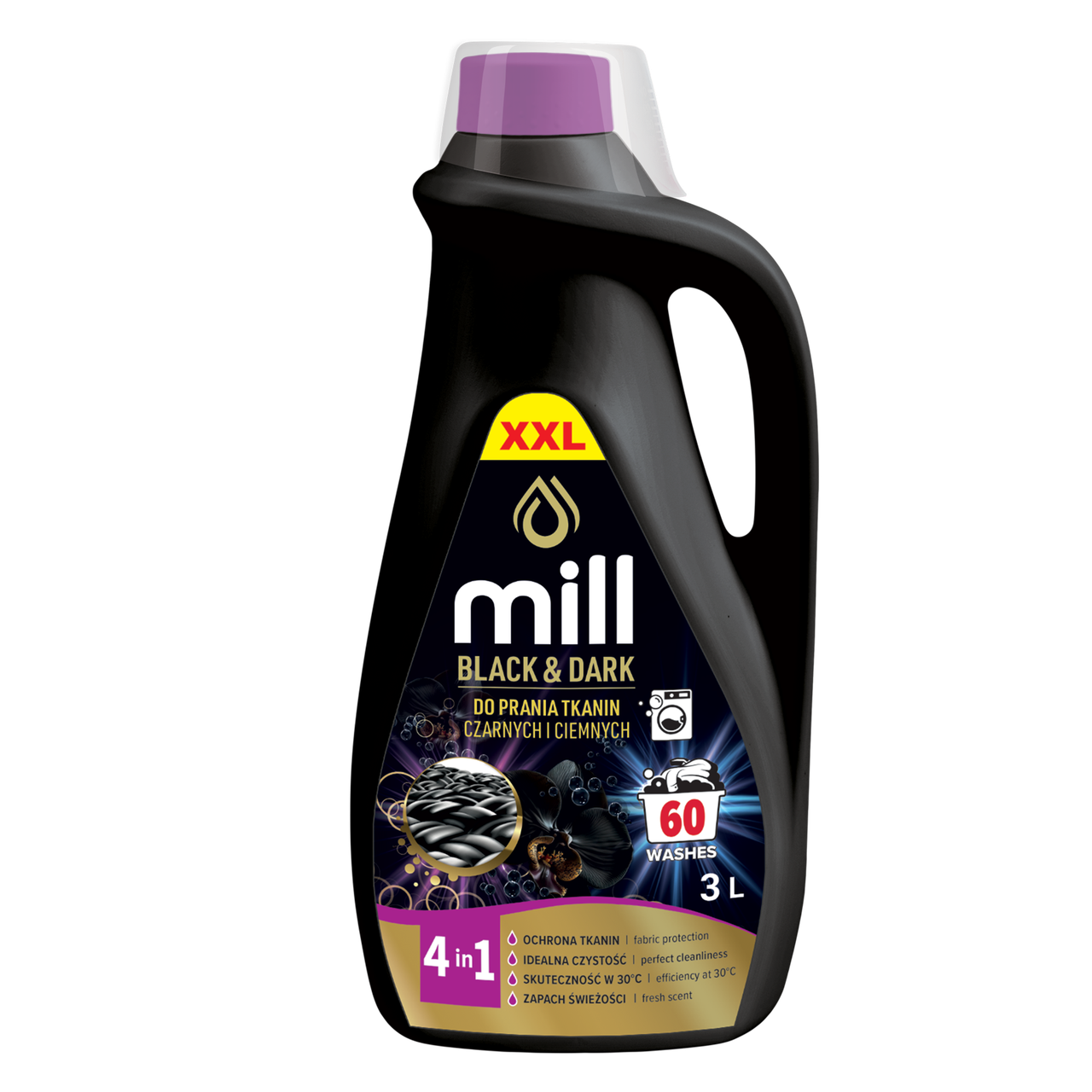 Гель для прання MILL PROFESSIONAL Black&Dark 3 л