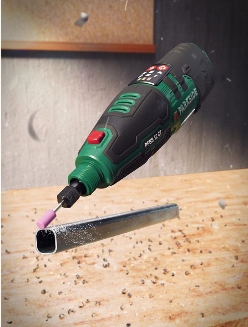 Гравер аккумуляторный PARKSIDE PFBS 12 C7 12 В 1,3 Ач (926991069) - фото 10 Гравер аккумуляторный PARKSIDE PFBS 12 C7 12 В 1,3 Ач (926991069) - фото 10