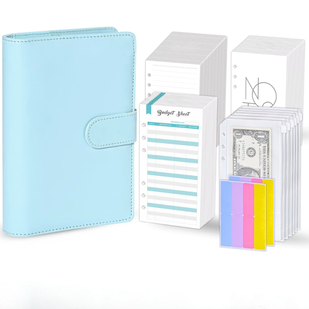 Блокнот-планер для денег бюджета и хранения финансов/для ведения учета дохода формат А6 Голубой - фото 1 Блокнот-планер для денег бюджета и хранения финансов/для ведения учета дохода формат А6 Голубой - фото 1