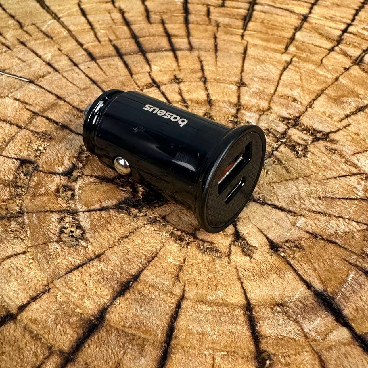 Зарядка в прикуриватель быстрая BASEUS TYPE C USB 30W - фото 6 Зарядка в прикуриватель быстрая BASEUS TYPE C USB 30W - фото 6