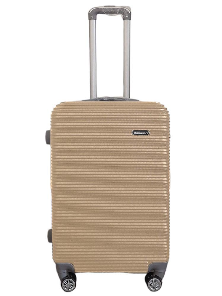Валіза дорожня середня Carbon 0508 M пластикова Шампань