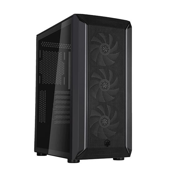 Корпус компьютерный SilverStone FARA FA511Z-BG Midi Tower с ARGB-подсветкой Черный (SST-FA511Z-BG) - фото 2 Корпус компьютерный SilverStone FARA FA511Z-BG Midi Tower с ARGB-подсветкой Черный (SST-FA511Z-BG) - фото 2