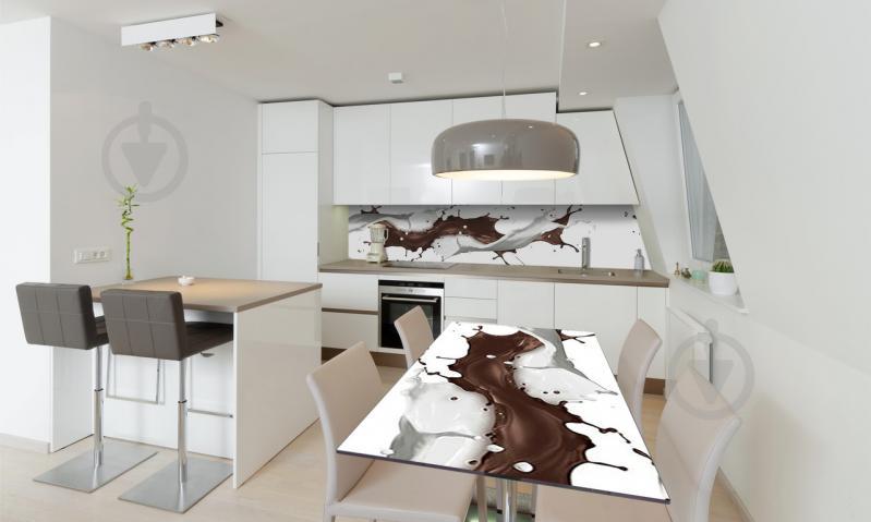 Наклейка виниловая на стол Zatarga «Кофейные брызги» 600х1200 мм Z180607st Наклейка виниловая на стол Zatarga «Кофейные брызги» 600х1200 мм Z180607st