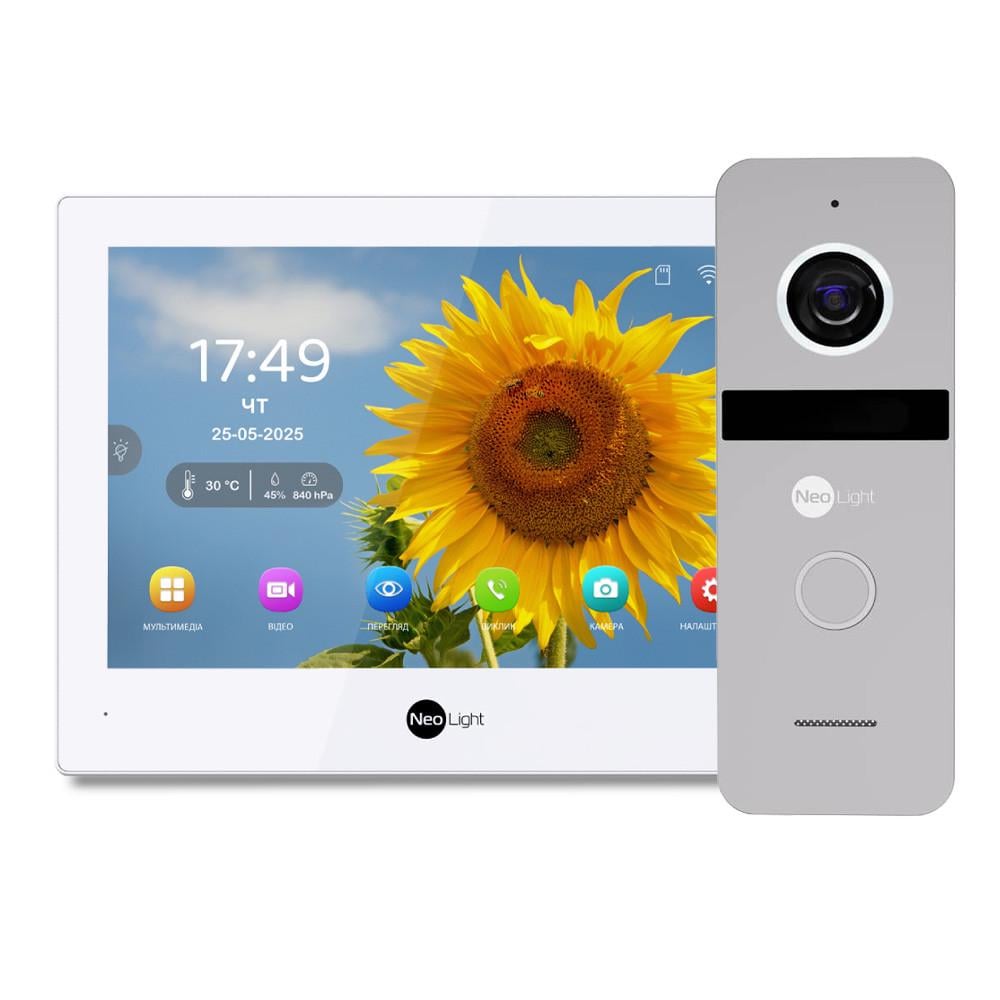 Комплект видеодомофона Neolight ALPHA Hybrid HD KIT Silver (3094087732) Комплект видеодомофона Neolight ALPHA Hybrid HD KIT Silver (3094087732)