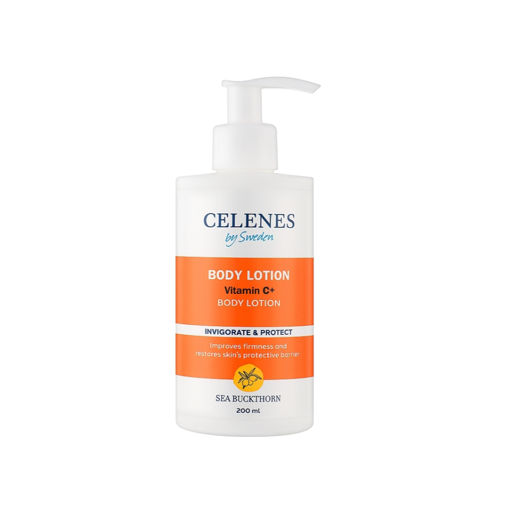 Лосьйон для тіла з обліпихою для всіх типів шкіри CELENES Sea Buckthorn Body Lotion All Skin Types 200 мл (5160075)
