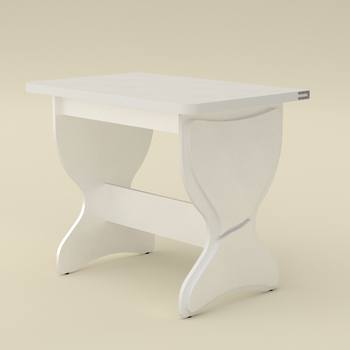 Стол кухонный прямоугольный Компанит КС-4 73,2х90х59 см Нимфея альба (2012161) - фото 1 Стол кухонный прямоугольный Компанит КС-4 73,2х90х59 см Нимфея альба (2012161) - фото 1